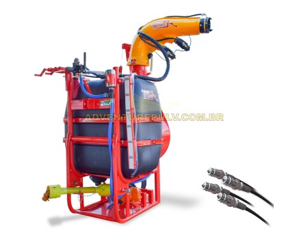 ATOMIZADOR SUPER TURBO JATÃO 600 LITROS - SEMI HIDR.